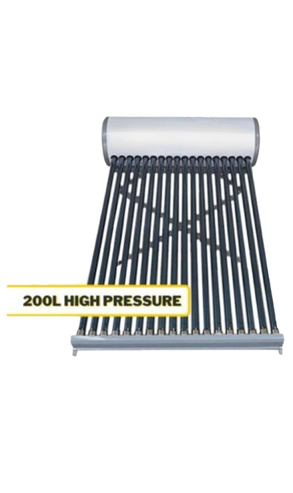 High Pressure 200L Solar Geyser